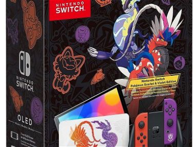 Nintendo Switch – OLED Model: Pokémon Scarlet & Violet Edition Nueva en caja - Img 67990773