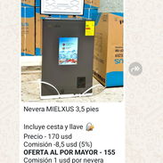Nevera 3.5 pies a 225 con mensajería incluida para céntricos - Img 55654691