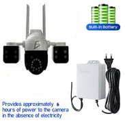 Cámaras wifi-IP de 3 lentes (85 usd)- con batería para 6 horas (100 usd) - Img 50251800