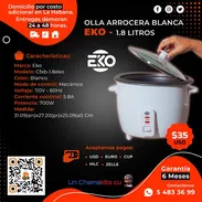 🍲A RESERVAR 🍲 ARROCERA 1.8L MARCA EKO 35 USD - FACTURA Y 3 MESES DE GARANTÍA. TLF 54833699 - Img 46467336