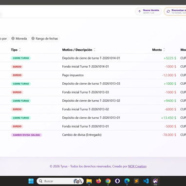 Tyrus: Sistema de gestión de negocios, sistema pos, de inventarios, catálogo online - 5/5
