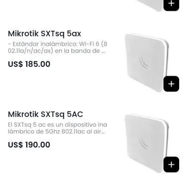 Mikrotik, Routers y otros equipos de redes - 2/5