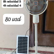 Ventiladores recargables con panel solar - Img 56058174