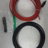 Cable Solar doble de 9m Calibre 10AWG para Ecoflow, Bluetti, Anker. con un extremo sin conector. Conector MC4 incluido - Img 55849200