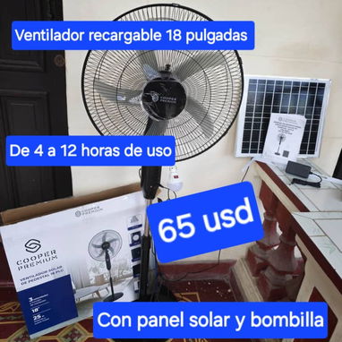 Ventiladores Recargables de 16 y 18 pulgadas - Img 123310711