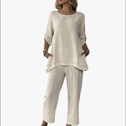 Juego de Pantalón y Blusa de Hilo - Img 56255427