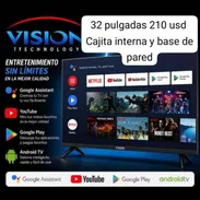 TV de 32 pulgadas con Cajita interna y soporte a la pared - Img 55718502