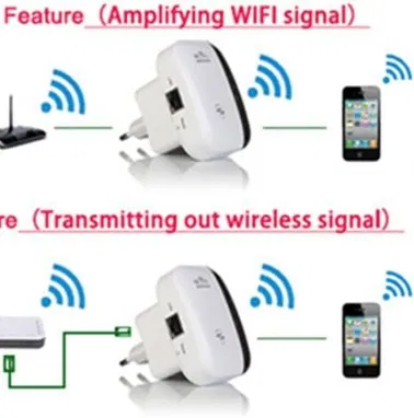 Repetidor WiFi, TFBS 300Mbps Wireless WiFi Range Extender AP Signal Repeater Amplificador 802.11 N/B/G Mini Amplificador - Img 91683487