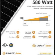 Paneles 580 w 17 pallets de 37 unidades cada uno,. - Img 56945909