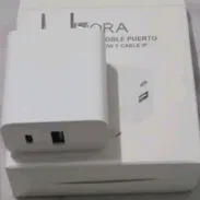 ESPIGA DOBLE PUERTO ( USB A Y USB C) 20W CARGA RÁPIDA (MARCA 1HORA) - Img 56047160