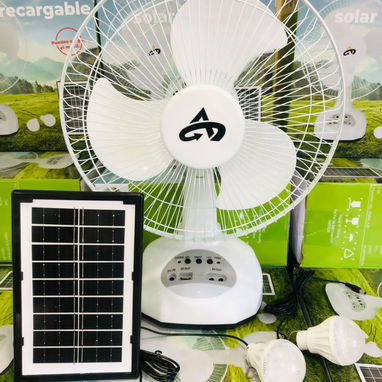 ‼️VENTILADORES RECARGABLES CON PANEL SOLAR ‼️ https://wa.me/+50116393 - Img 126310495