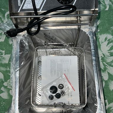 Freidoras Eléctricas de 10L Profesionales de Acero inoxidable. 110V 2500W Regulable de 60º a 200º C Nuevas - Img 121615030
