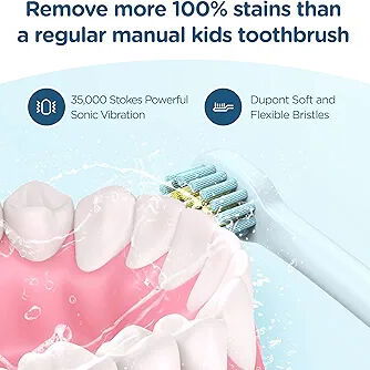 ☎️53544655 🛵 Entrega Disponible ⭐Cepillo Dental Eléctrico Infantil Ultrasónico – Diseño… ⭐ - Img 123400001