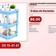 ESTANTE ESQUINERO ORGANIZADOR DE 3 NIVELES VPT-0113 - Img 56198049
