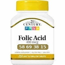 Ácido fólico 400 mcg - 2/3