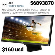AOC monitor 29" ultrawide IPS led/2650x1080p UHD/ nuevo - Img 55753949