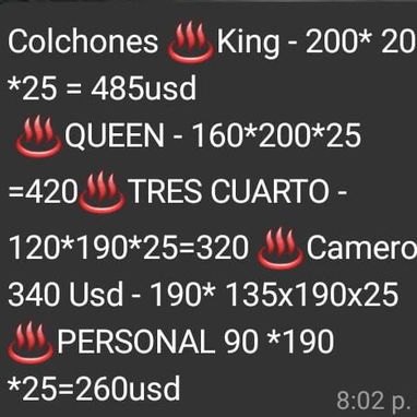 Colchones importados y originales sellados al vacío - 10/10