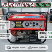 ¡No te quedes a oscuras! Planta Eléctrica Jinghan ⚡ | 110V y 220V | Adaptable a Gas Manufacturado - Img 57713608