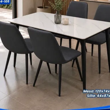 Juegos de comedor importados, modernos. Para varios comensales - 3/5