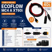 ¡Cable Solar EcoFlow! Compatible con estaciones EcoFlow con entrada XT60i - Img 57249828
