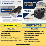 FG-FREIDORAS ELECTRICA ACEITE 2.5-3L..tlf 56579735/(USD-MN-Eur-Zell)/Garantía 6m/Envio Gratis - Img 54020452