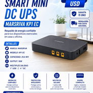 🔋 Smart Mini DC UPS Marsriva KP1 EC  > Mini UPS 29.6Wh, 18W, 4 salidas DC + USB, respaldo para router, módem y cámaras - Img 56227772
