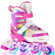 ☎️53544655 🛵 Entrega Disponible ⭐Patines en Línea Unicornio Arcoíris LED ⭐ - Img 53360610