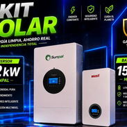 Inversor de 12 kw sunpal Bateria de 15 kwh must - Img 56954131