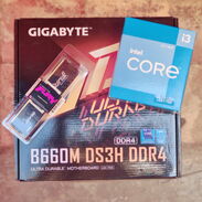 KIT 12ma: MOTHERBOARD GIGABYTE B660M DS3H + INTEL CORE I3-12100 + 8GB RAM DDR4(3200Mhz)|Sellado-0KM (50996056) - Img 45453128