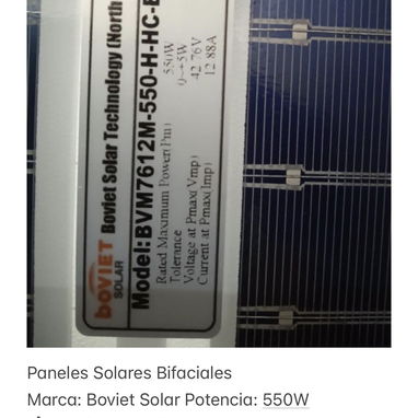 ☀️ Paneles solares bifaciales MILEXUS y BOVIET SOLAR - 3/3