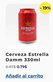 Cerveza Estrella Damm y Galletas brownie con avellanas - Img main-image