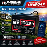 Batería Humsienk de 12V 100Ah 1280Wh - Img 57759630