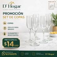 Set de 6 copas. Domicilio Incluido - Img 57101303