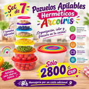 Set 7 Pozuelos Apilables y Herméticos Arcoiris - Img 58117873