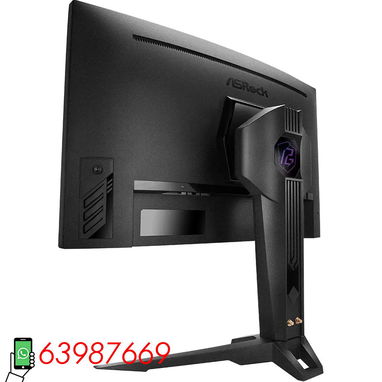 Monitor Curvo de 27" marca ASROCK, modelo PG27QRT2A, Serie PHANTOM Gaming, QHD 2K (2560x1440p), 180Hz, NUEVO en su caja - Img 112142768