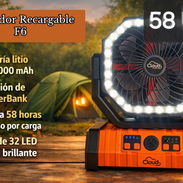 Ventilador Recargable F6 - Img 56877417