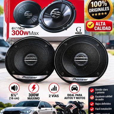 ⭐⭐Bocinas Pioneer Originales para Autos y motos...Nuevas en Caja..⭐⭐ - 2/2