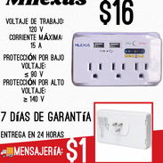 Regulador de voltaje multipuerto 110v Milexus - Img 54644597