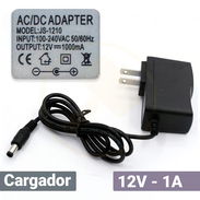 Cargador 12V 1A para Cámaras, Routers y Dispositivos 12V - Con Regalo: Conector Hembra 5.5*2.1mm 15$ - Img 55892012