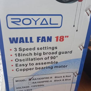 Ventilador de Pared Royal 18' - Img 124102236