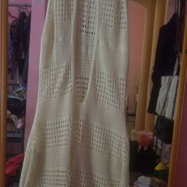 Vestido de playa talla S,tejido. - 2/3
