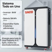 Sistema Todo en 1 SACO Inversor 6 kW + Batería 12kWh 🚛 Recogida en almacén - Img 58142087