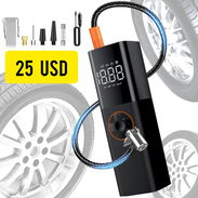 Compresor de aire digital portátil. 150 PSI. OJO!!! Solo se usa conectado al carro . Vedado 📍.Tiene Garantía 25 USD - Img 56188919