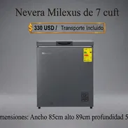 Nevera Milexus de 7 Pies - Img 57334301