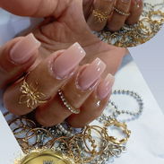 Uñas Acrílicas, Base Rubber, gel de construcción, Pedicura, diseño y decoración - Img 55709402