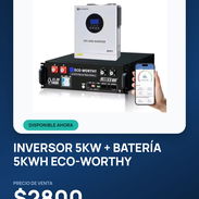 Inversor 5kw + Batería 5kwh ECO-WORTHY - Img 56887066