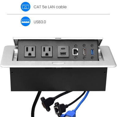 Power Hub Jiangce Premium: Conectividad Total para tu Oficina (HDMI/USB-C/4K) - Img 126330062