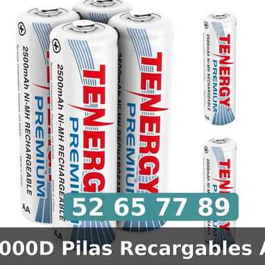 Pilas Recargables AA TENERGY - 3/3
