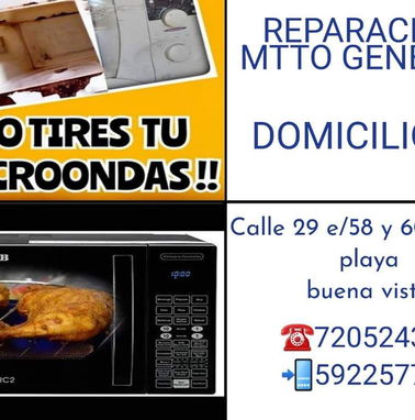 Reparación Especializada de MICROONDAS (a domicilio) y otros electrodomésticos. MiPYME Soluciones Electrónicas S.R.L - Img 52287204
