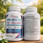 Probióticos con Fibra Prebiótica y Enzimas Digestivas ( frasco por 120 cápsulas) - Img 54972523